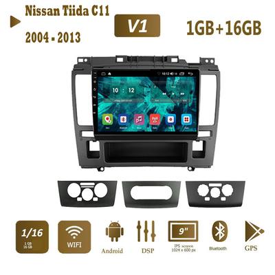 Android Car Radio For Nissan Tiida C11 2004 - 2013 Navi GPS Multimedia Video Player Stereo 2din 1+16GB