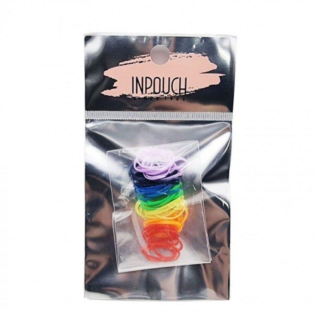 

Mno Радужная резинка для волос Маленькая 50 шт. Цветная эластичная резинка Большая вместимость Резинка для волос Резинка