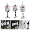 Ghostly Resin Aeolian Bell Ornament Halloween Bell Hanging Decorations For Door Entryway Window Wall Holiday Decoration