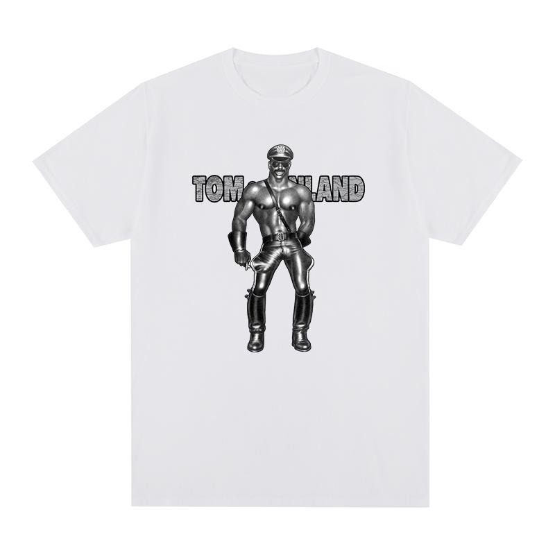 

TOM OF FINLAND Горячая и Тяжелая Футболка Хлопок Мужская Футболка Новая ФУТБОЛКА Женские Топы Унисекс S