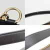 Used COACH Shoulder Bag Signature C1523 PVC/leather Dark Brown Black