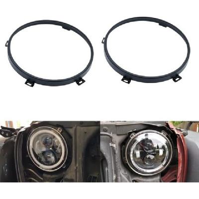Schwarzer 7'' Scheinwerfer-Halteclip Scheinwerferblende für Jeep Wrangler JK 2007-2018