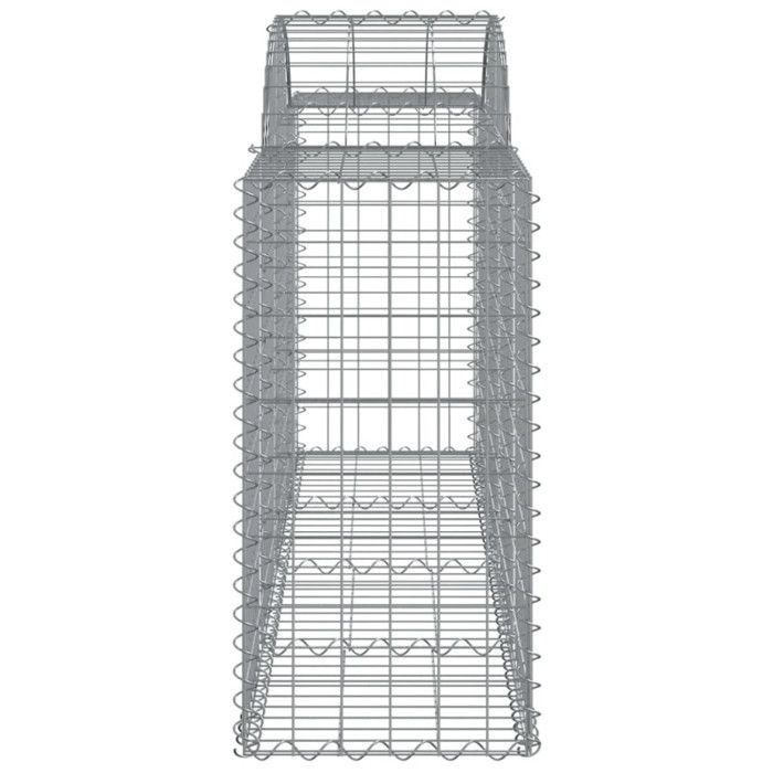 VidaXL Panier de Gabion, Cage à Gabion, Mur de Gabion, Panier à Pierre, Gabion pour Pierre Jardin Patio Extérieur, 153494