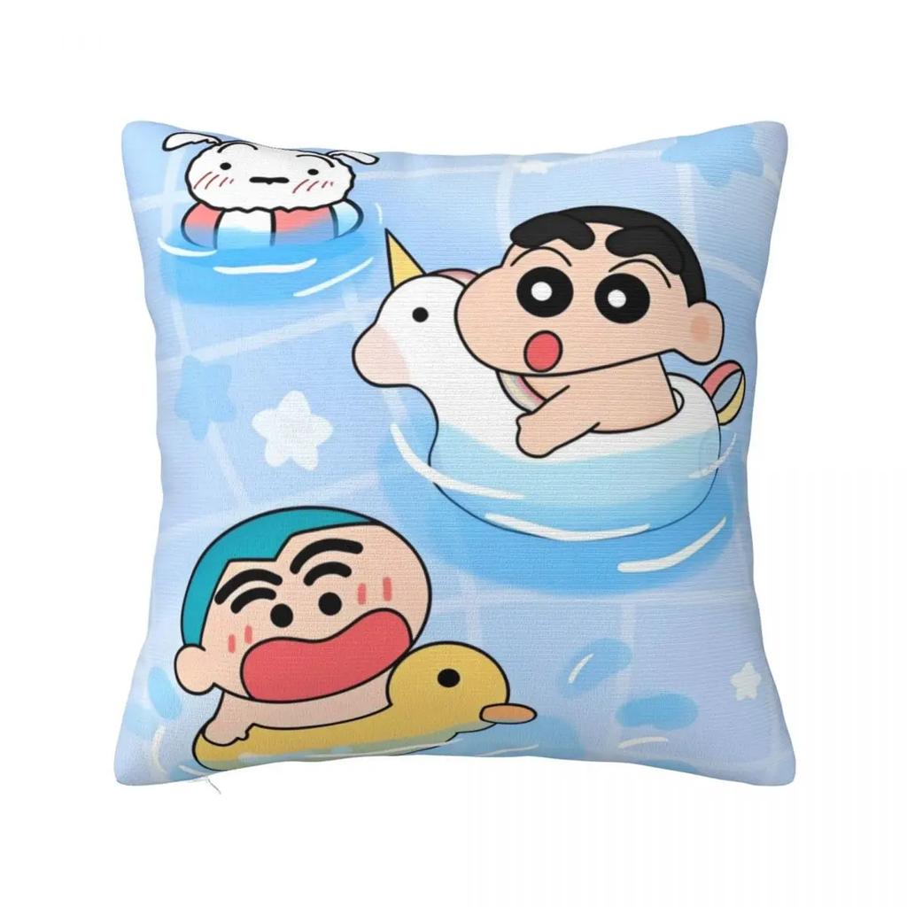Cartoon Throw Pillow Covers Living Room Decoration Printed Sofa Cushion Cover Polyester Soft Pillowcase