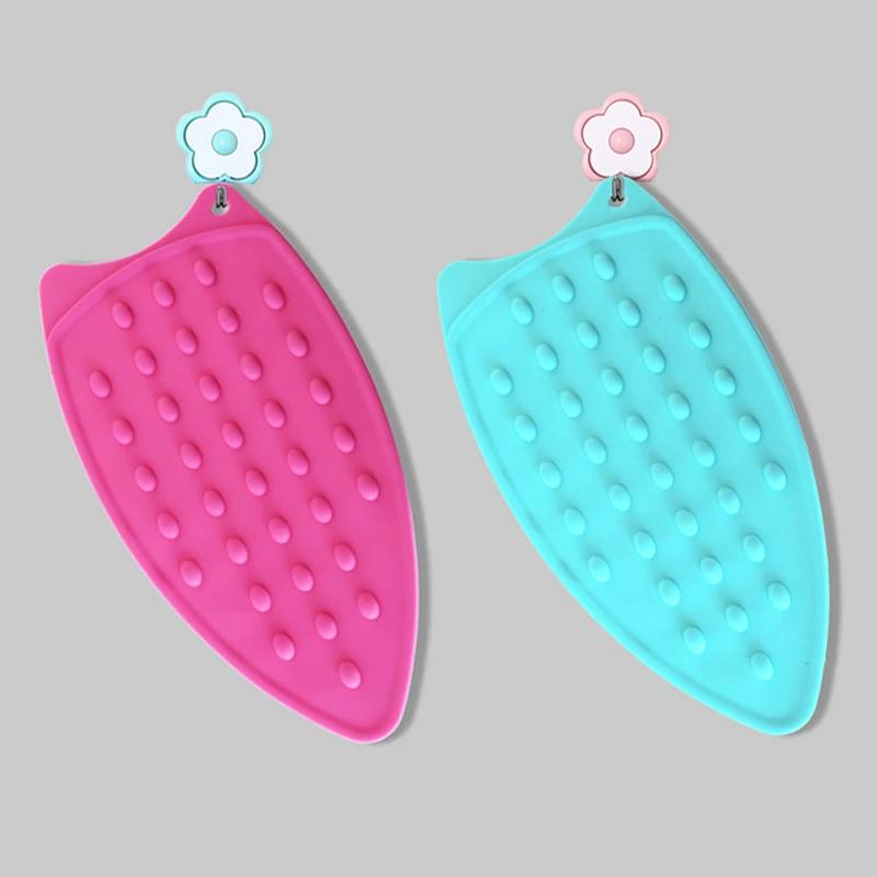Creative Silicone Iron Hot Rest Pad Mat Rest Ironing Pad Insulation Boards Safe Surface Iron Stand Mat Flexible Iron Pads New