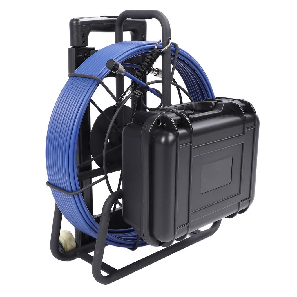 Sewer Camera 98.4FT Cable 9 Inch LCD Display IP68 Water Proof Pipeline Inspection Camera with DVR for Plumbing
