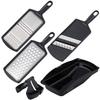 Shimomura Kougyou Antibacterial Verdun Black Slicer 5 Dishwasher Made In Niigata Japanese-Made Set, Pieces, Safe, OVB-919, Tsubame-Sanjo,