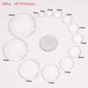 Clear Transparent Round Glass Cabochon 10/50 Pcs 6-40mm Flat Back for Scrapbooking Jewelry Making Craft Supplies