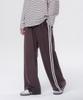 ALVINCLO Velvet Track Wide Elastic Pants Dlx2963 (3 Colors)
