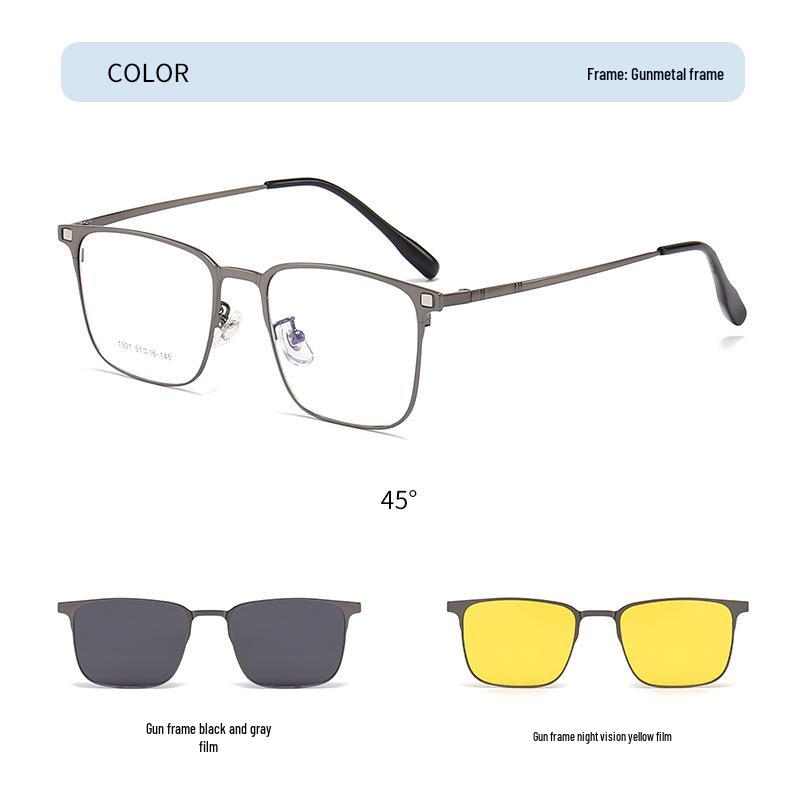 

1301 Трансграничные Унисекс Многофункциональные Солнцезащитные Очки: Универсальные два-в-одном для близорукости, трансформируемые в очки по рецепту