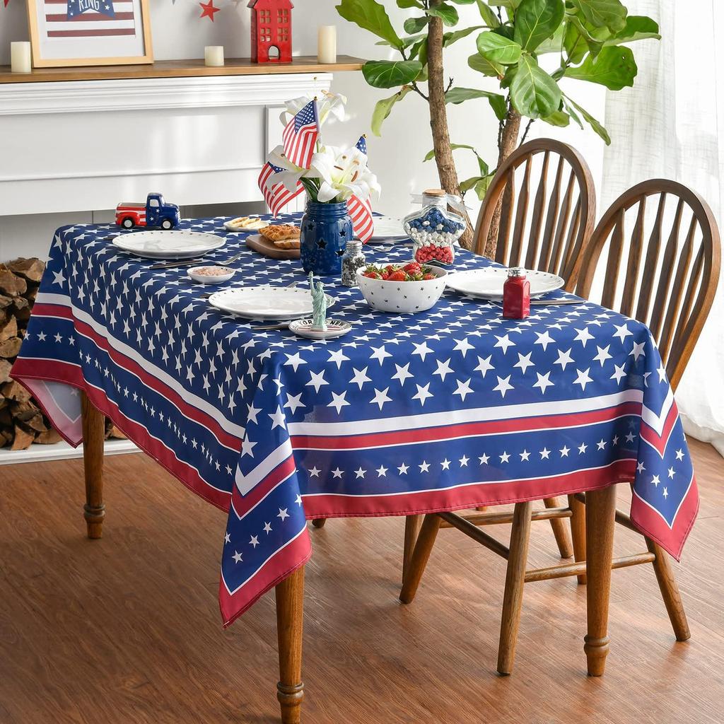 Independence Day Creative Tablecloth Home Festive Dining Table Coffee Table Dustproof Beautiful Decoration