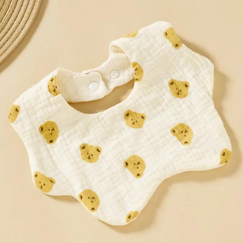 Baby gauze bib pure cotton a class saliva towel baby waterproof spit milk for men and women baby spring and summer thin