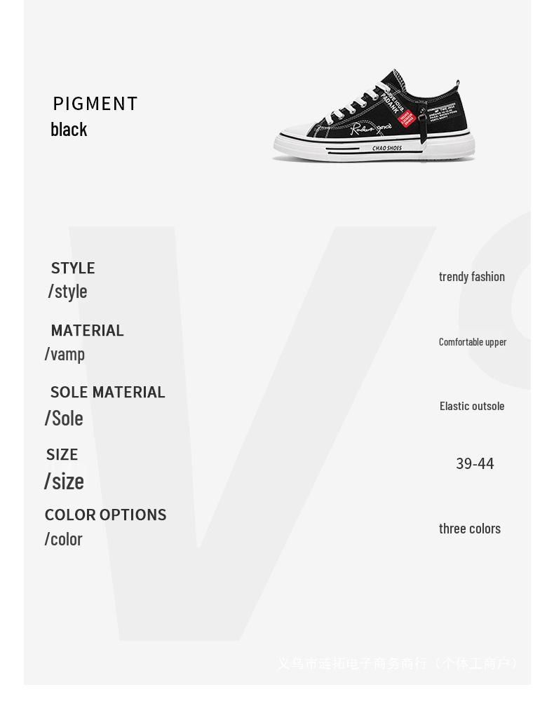 2025 Men's Breathable Versatile Canvas Sneakers - Trendy Summer Low-Top Casual Shoes for Youth