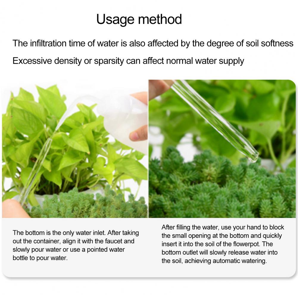 4/6Pcs 22cm Plant Watering Globes Automatic Glass Watering Bulbs 7CM Diameter Self-Watering Globes Indoor Plant Watering Tools