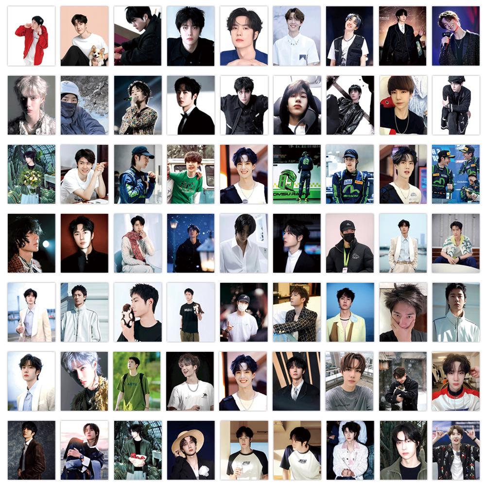 

Wang Yibo Stickers: 60-sheet set for decorating diaries, phones, laptops, and DIY projects.