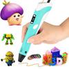 3d Drawing Pen With Pvc Sketchpad And Scissor For Children Art Gift