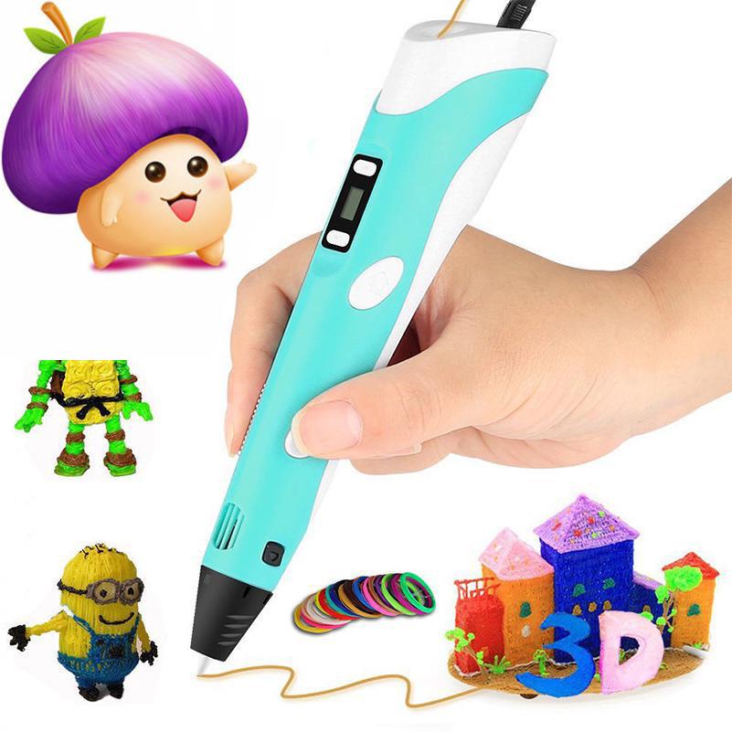 3d Drawing Pen With Pvc Sketchpad And Scissor For Children Art Gift
