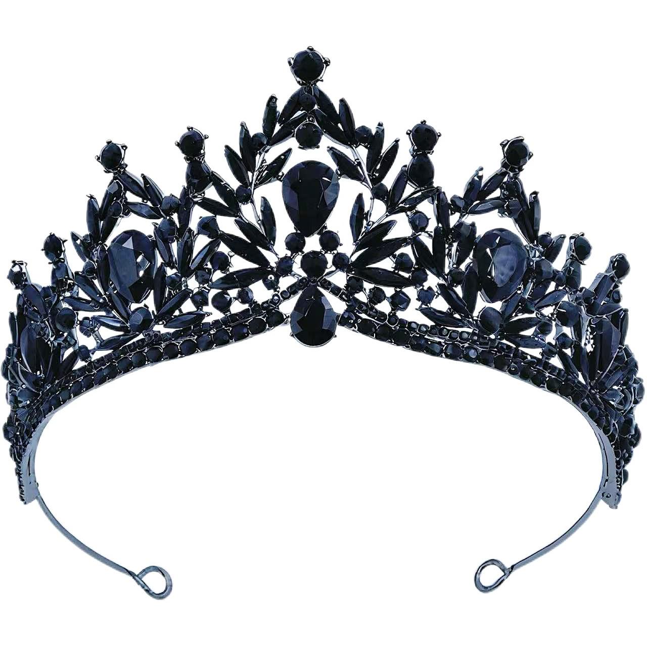 

Crystal Wedding Crowns for Queens Princess Large Bridal Tiara Crown Pageant Miss Universe Wedding Hair Jewelry Headdress