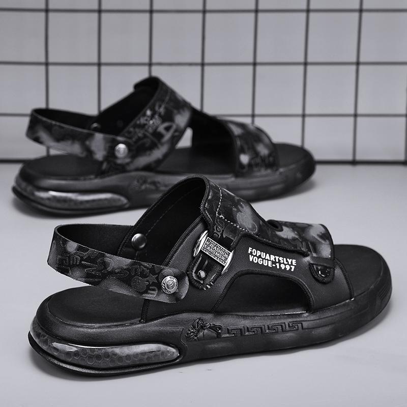 Fashion CYYTL Mens Slippers Casual Shoes Beach Summer Sandals Outdoor Slides Leather Walking Comfort Fashion Lightweight Luxury Designer