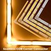 5Pcs/Set Transparent L-Shaped Corner LED Strip Connector  For 5mm 8mm 10mm 2/3/4pin FOB Tape Light