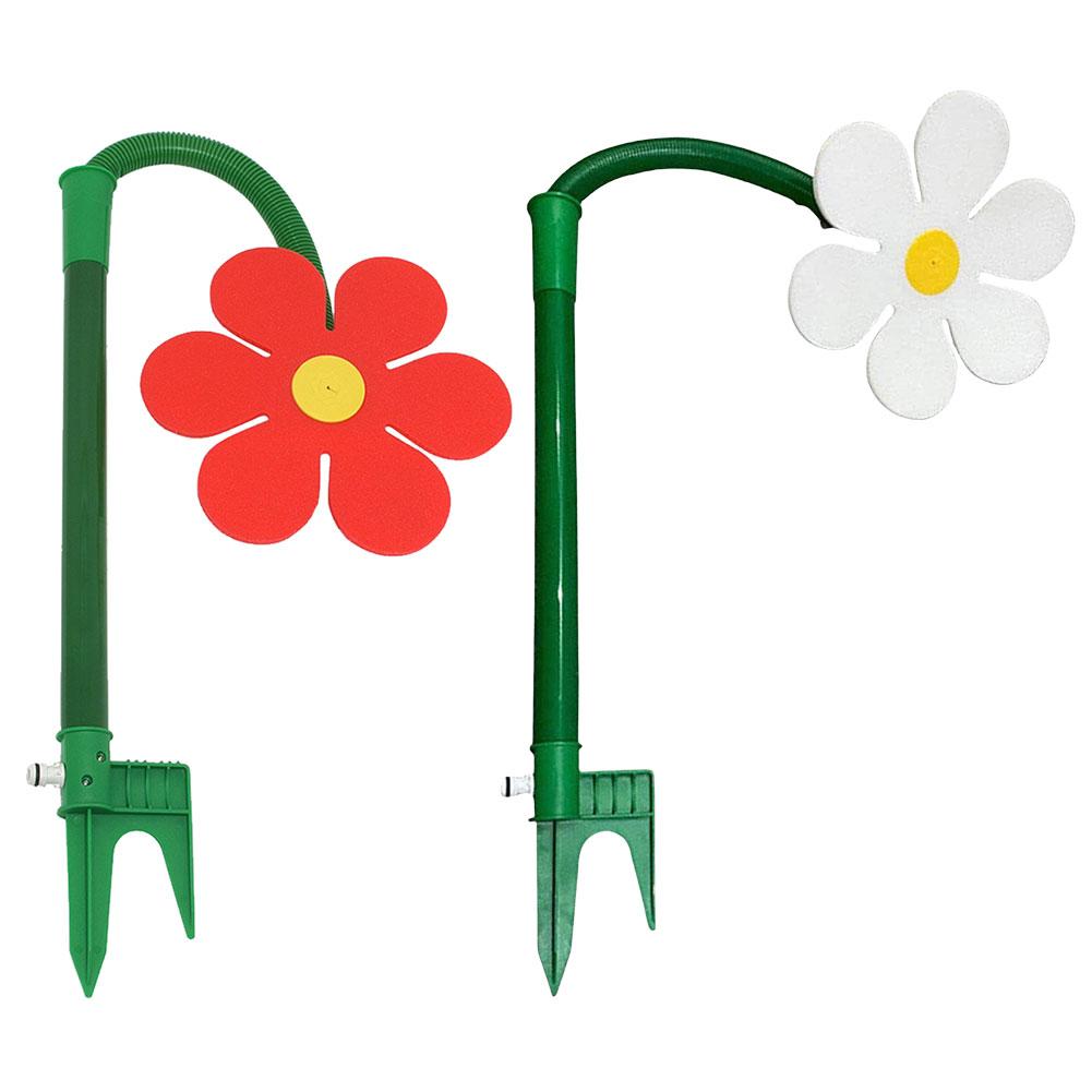 Bewässerungssprenger Blumenform Tanzende Gänseblümchen Sprenger 720 Rotierendes Wassersprühspielzeug für Hof Rasen Bewässerung Bewässerungswerkzeuge