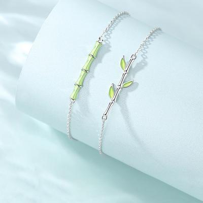 Original Design Bamboo Bracelet Femininity Antique Mori Small Fresh Birthday Gift for Girlfriends