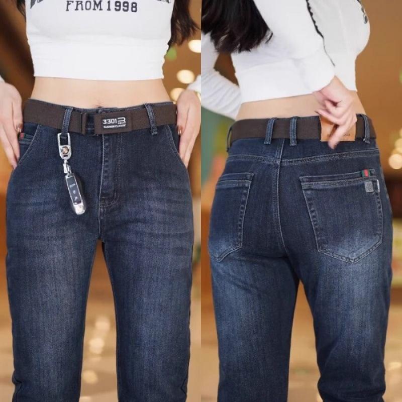 JYL Осенние новые джинсы мужские прямого кроя для среднего возраста эластичные универсальные повседневные. 29