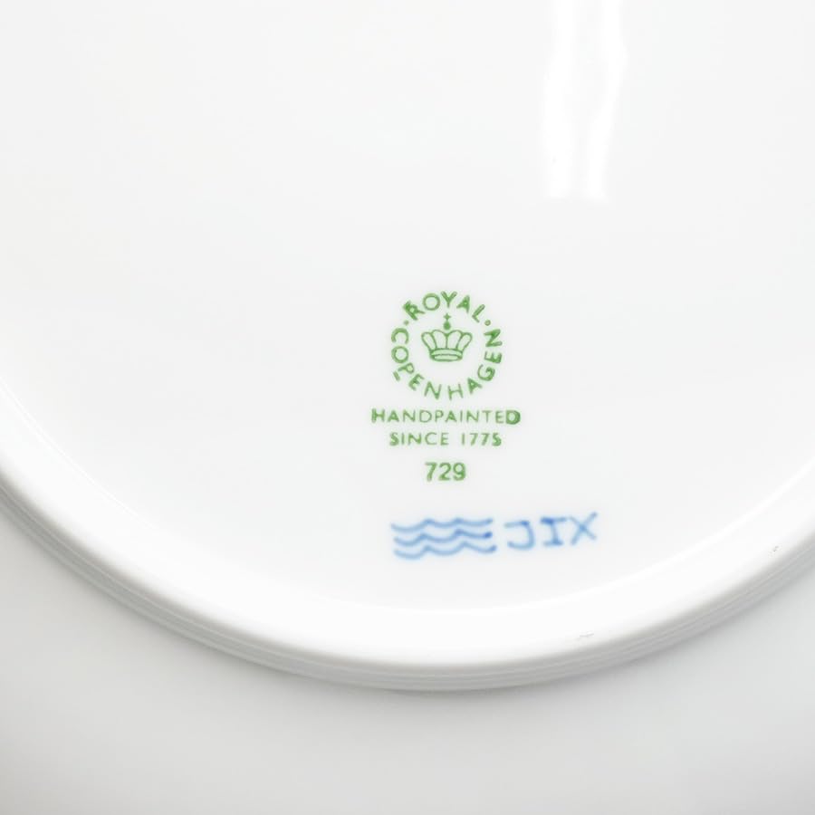 [Officially Imported] ROYAL COPENHAGEN Blue Line Coupe Plate, 19cm, Wedding Gift, Product Number 1058884
