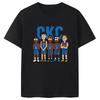SGA Trend Brand Design Men's and Women's Playoff OKC Fans with The Same Short-sleeved T-shirt Pure Cotton Basketball Sports Top
