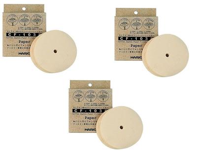 Hario 3x Paper Filter for Hario Siphon Exposed Only from Japan Cf-103e(300 Sheets)