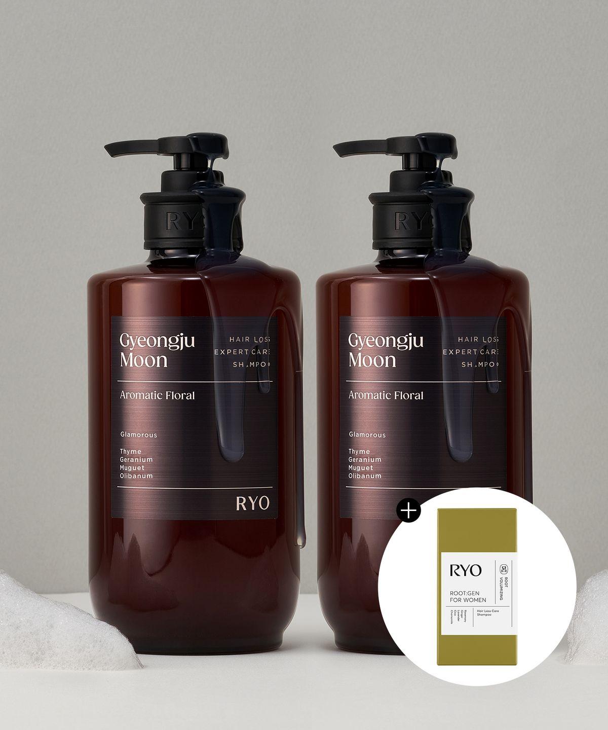 [Aromatic Floral] Jayang Specialized Hair Loss Care Shampoo Gyeongju Dalbam 585ml 2-Pack