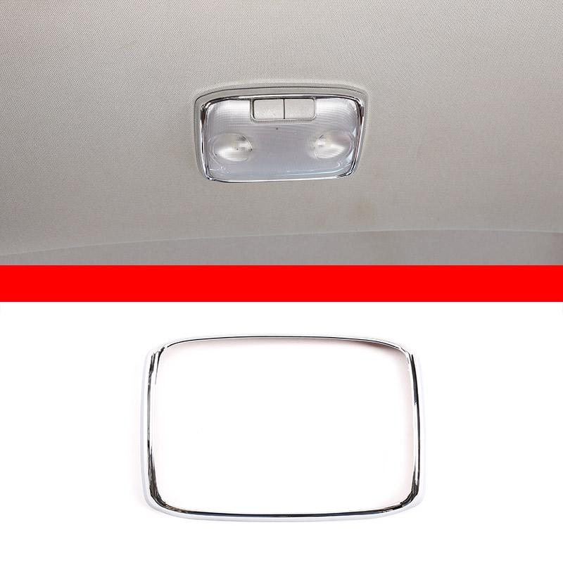 ABS Silver For Toyota Tundra 2014- Interior Modified Car Center Control Decorative Strip Sticker Car Accessories