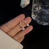 Large Retro 925 Pearl Earrings with Niche Ear Buckles for Women