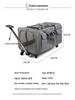 Portable Cat Trolley with Detachable Wheels – Breathable, Foldable, and Spacious Pet Carrier