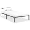 VidaXL Bed Frames Grey Metal 90 X 200 Cm