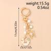 Cute Enamel Garland Keychain Women Girls Flowers Key Ring Pendants Handbag Decor Diy Handmade Jewelry Gifts