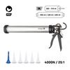 Pro 25:1 Aluminum Tube Press for 4000N Verlinger Tubes and Sachets