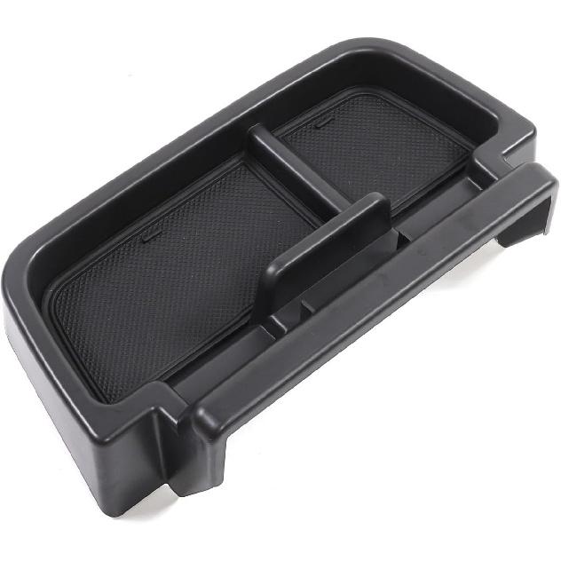 Center Console Dash Storage Box for Honda Pilot 2023 2024 2025 Accessories, ABS Car Navigation Screen Rear Organizer Tray Storage Box Black