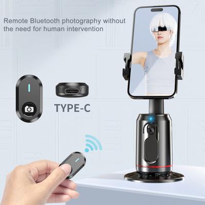 Trepied de urmărire automată a feței Suport de telefon pentru urmărire automată Selfie inteligent portabil, all-in-one