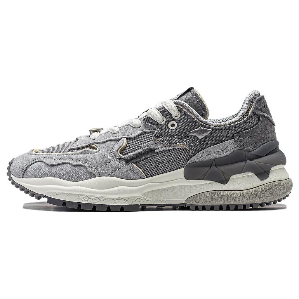 Li Ning Origin 2 Origin 2 Slip Resistant Abrasion Resistant Low Top Casual Shoes Men's Brick Gray AGCT323-1