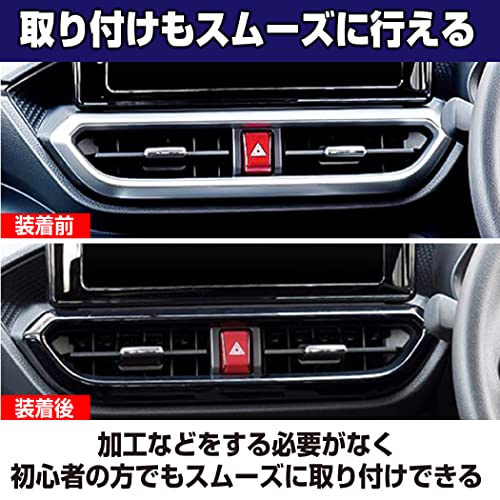 HAMILO Central Air Conditioning Panel Cover - Interior Parts for Toyota Raize 200 Series