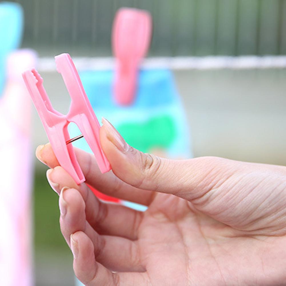 Fashion Shoes Clothes Underwear Socks Clothespin 30Pcs Windproof Drying Clips with Basket