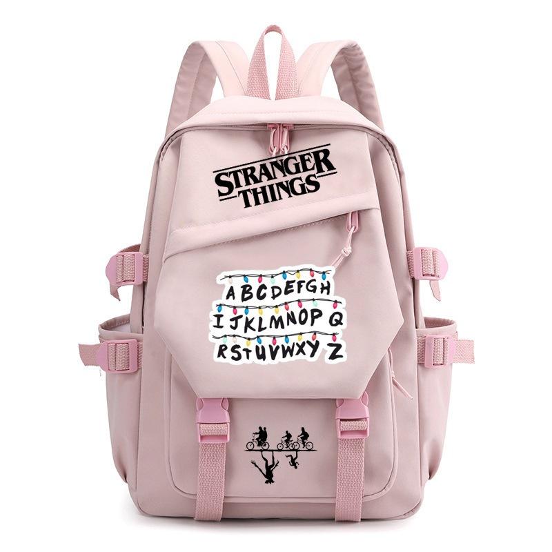 Stranger Things Printed Backpack Youth Student School Bag Computer Backpack Backpack
