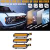 3 stk LED-lys for frontgrill til Ford Bronco Deler 2025 2025 2025 2/4-dørs Oransje grilllyssett