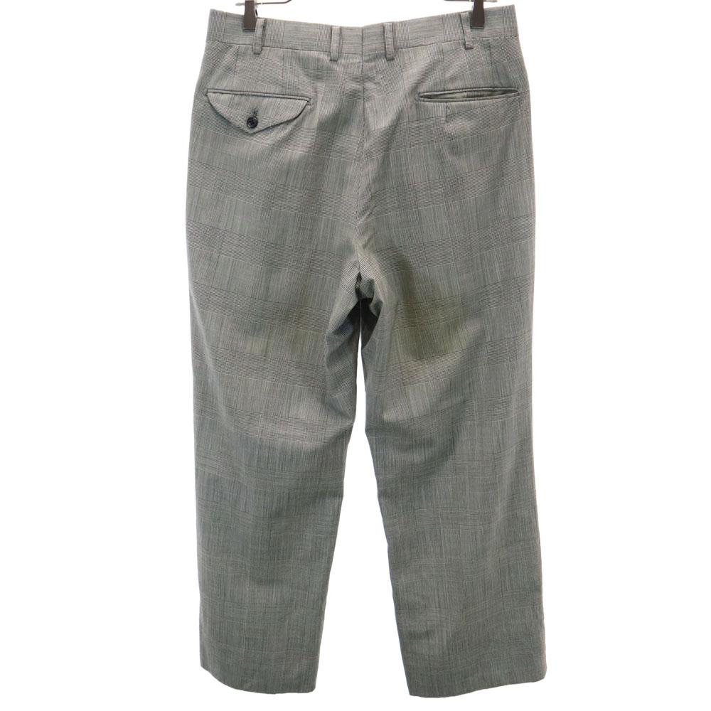 BURBERRY 90s Old Check Pattern Slacks pants W82 gray Men's Used
