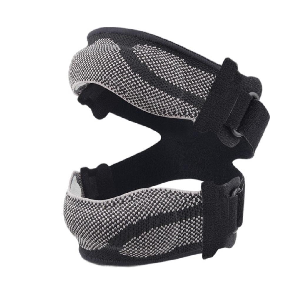 Double Silicone Patella Protect Band Adjustable Sports Knee Brace  Tennis