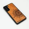 Wooden Case for Samsung Galaxy S21 traveler merbau