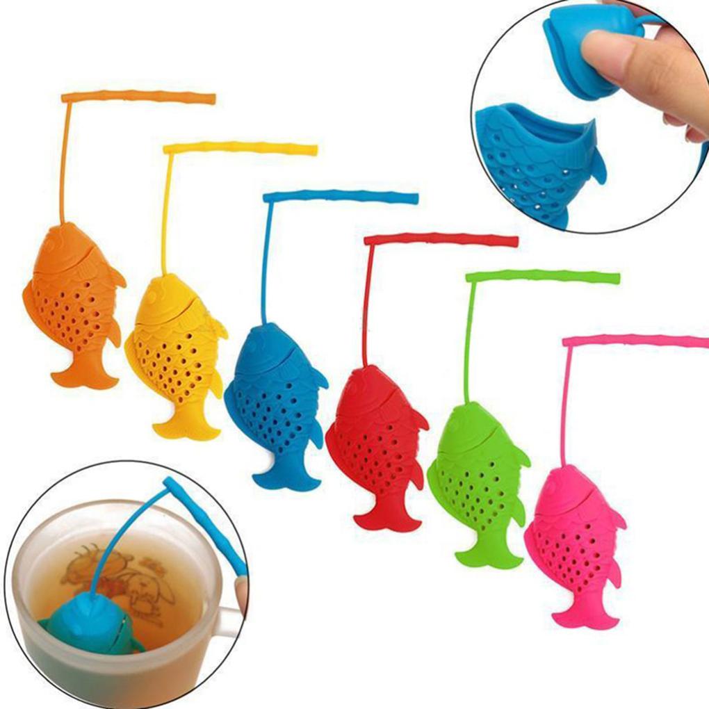 Guter Fisch-Tee-Infuser für losen Tee, Kräutersieb, Sicherer Silikon-Diffusor
