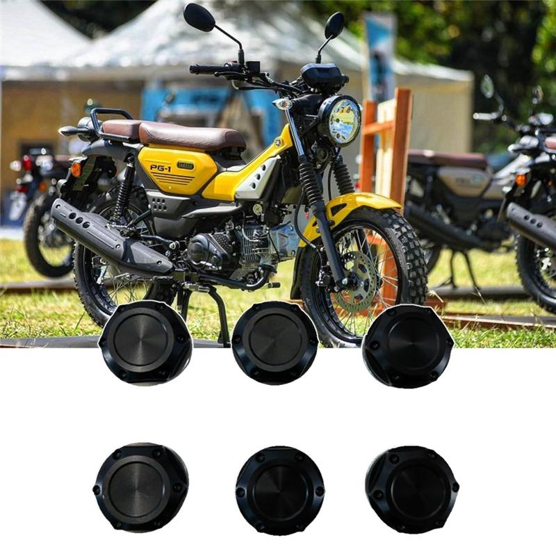 

Motorcycle Screw Nut Cover Frame Hole Plug Caps Decoration For PG-1 PG1 2025 2025 Accessories чёрный