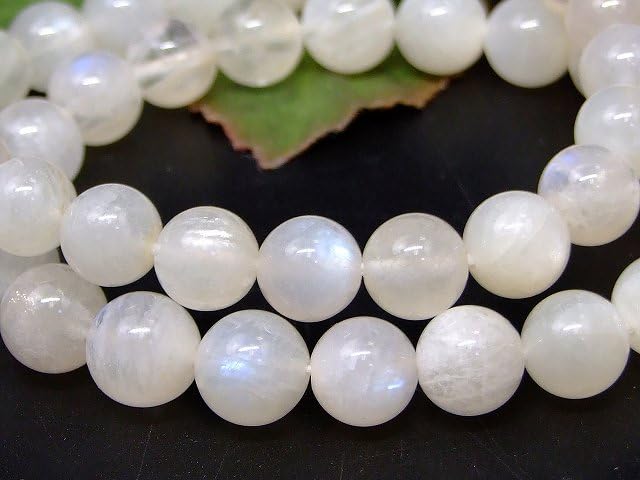 26698 This half price 4A Moonstone Bracelet Inner Diameter 16cm Indian Natural Stone Power Stone [HINRYO] month's 9mm~10mm